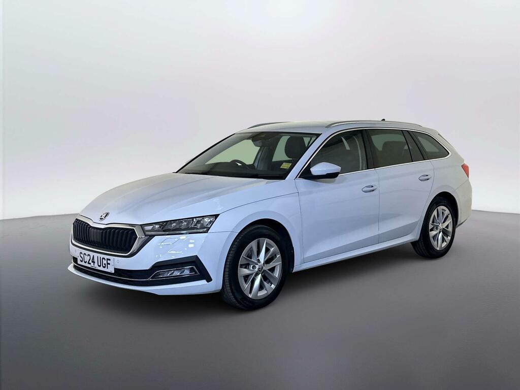 Skoda Octavia 1.5 Tsi E-tec Mhev Se L Estate Hybrid D White #4