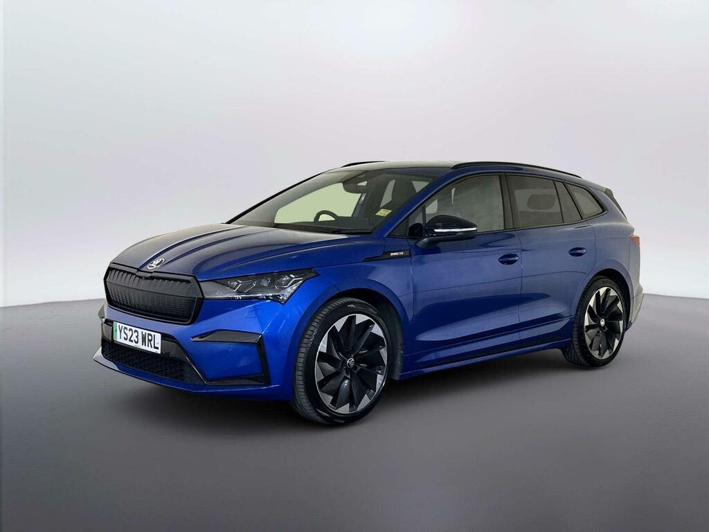 Skoda ENYAQ Iv 82Kwh 80 Sportline Plus Suv Blue #3