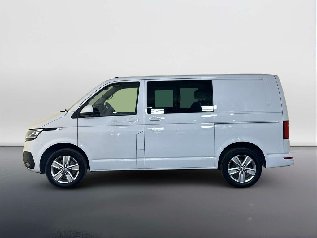 Volkswagen Transporter 2.0 Tdi T32 Highline Kombi Double Cab D White #5
