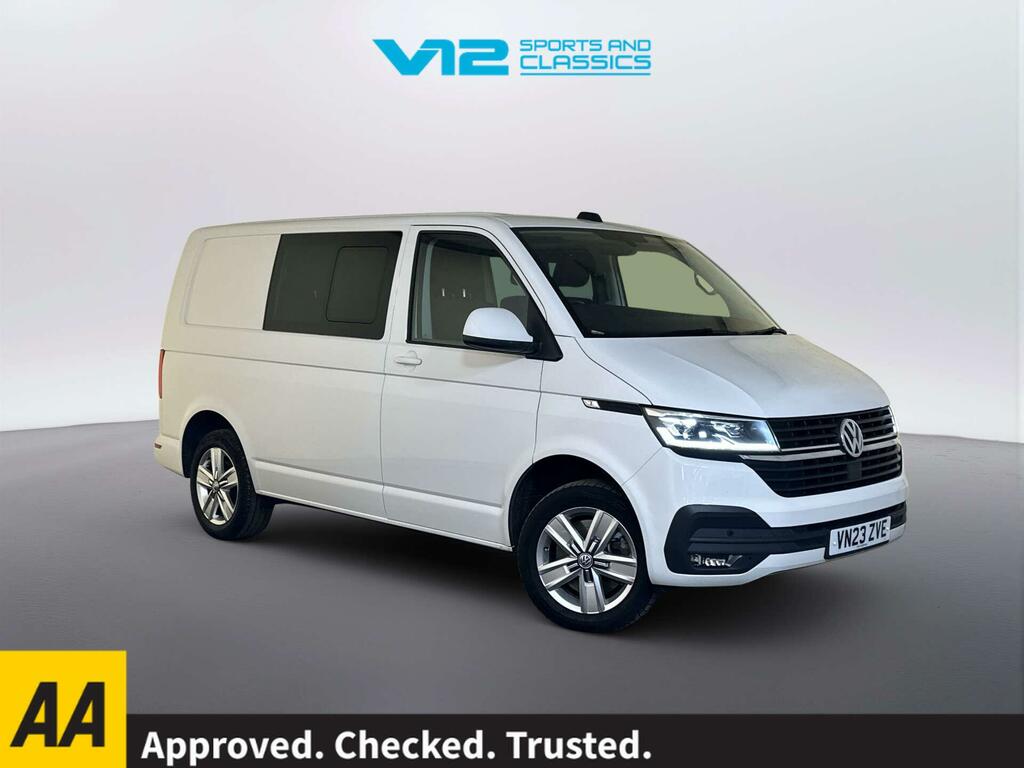 Volkswagen Transporter 2.0 Tdi T32 Highline Kombi Double Cab D White