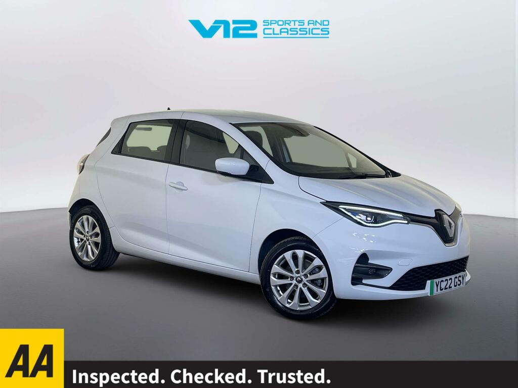 Renault Zoe R110 Ev50 52Kwh Iconic Hatchback White