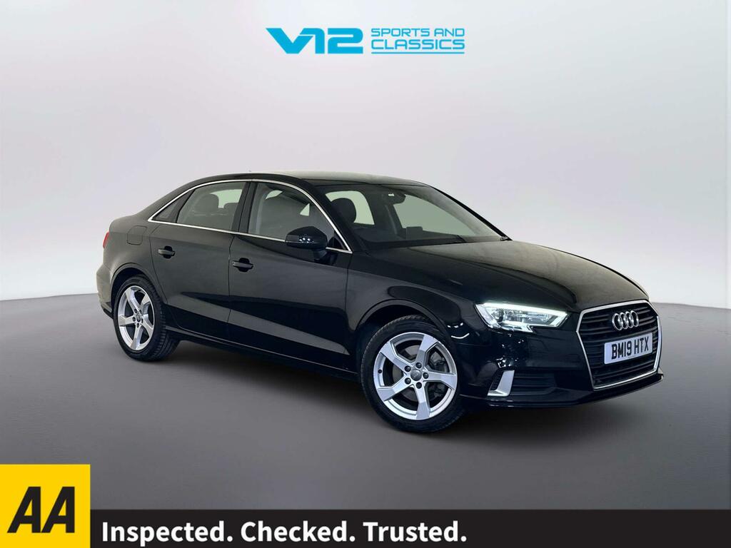 Audi A3 2.0 Tdi 35 Sport Saloon S Tronic Euro 6 Black