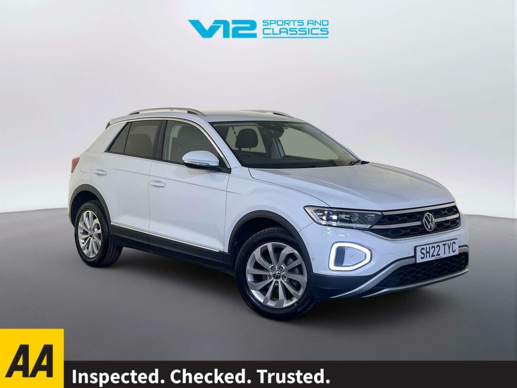 Volkswagen T-Roc 1.5 Tsi Style Suv Euro 6 Ss White