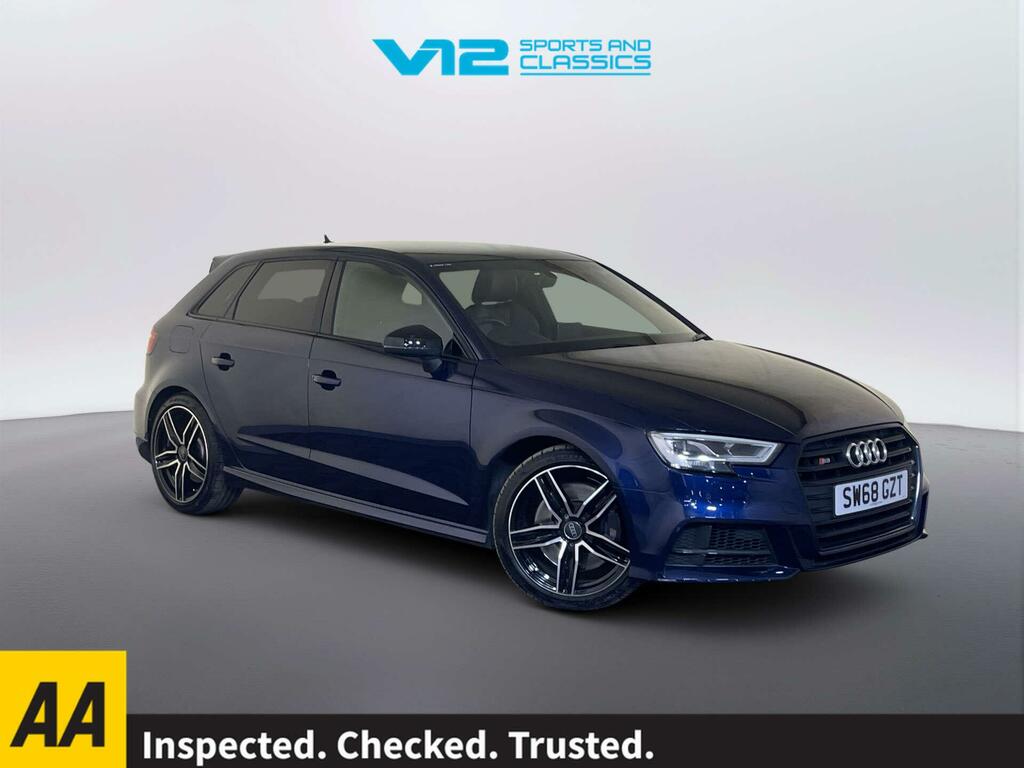 Audi S3 2.0 Tfsi Black Edition Sportback S Tron Blue