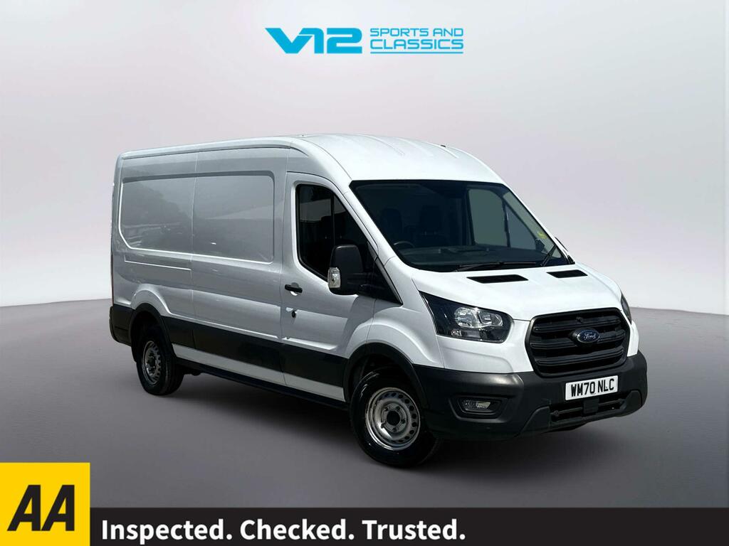 Ford Transit Custom 2.0 350 Ecoblue Leader Panel Van White