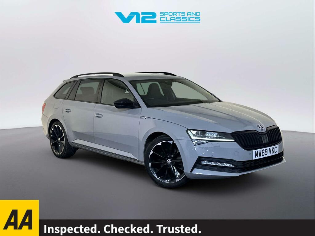 Skoda Superb 2.0 Tdi Sportline Plus Estate Dsg Euro Grey