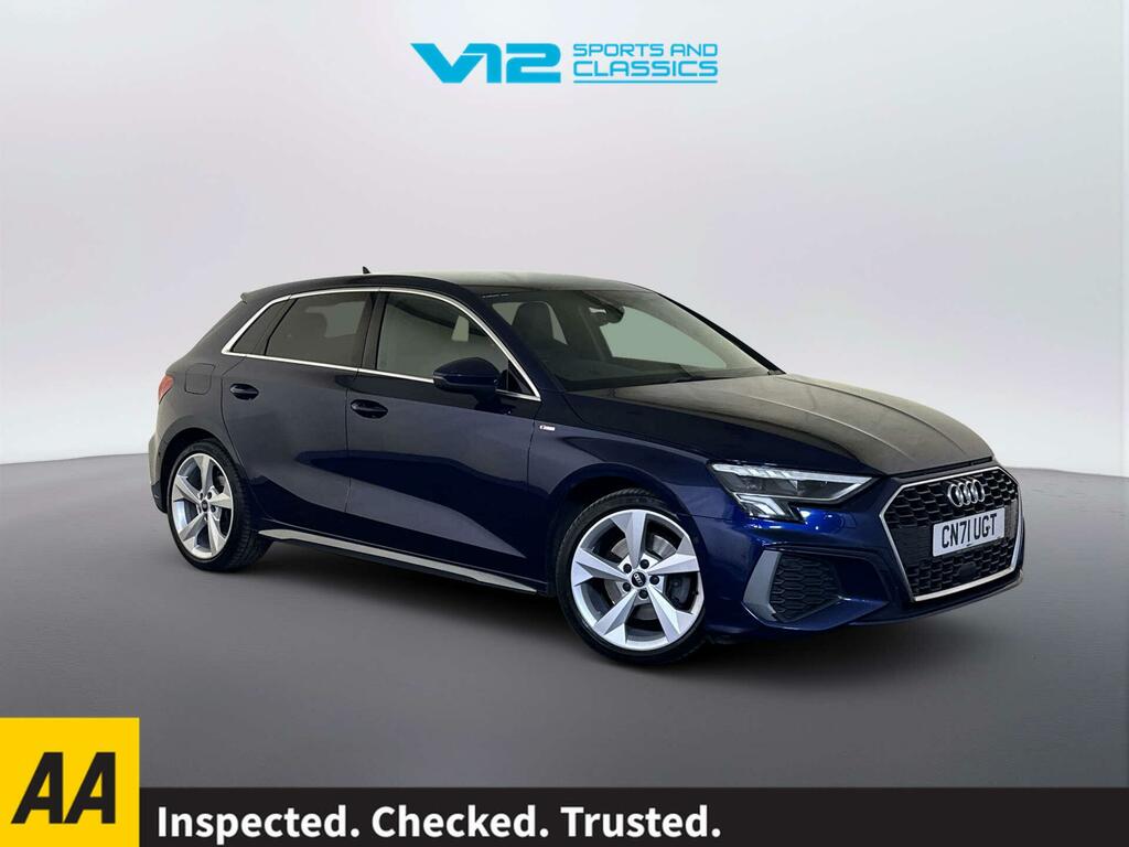 Audi A3 1.5 Tfsi 35 S Line Sportback Eur Blue