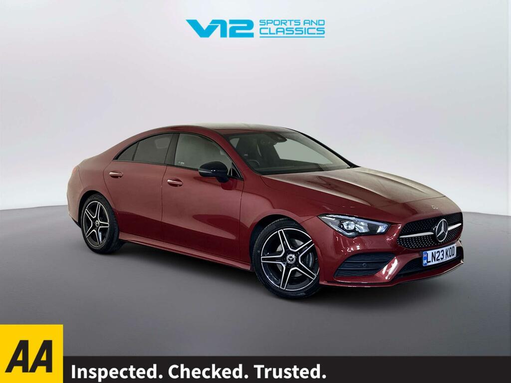 Mercedes-Benz CLA Class 1.3 Cla180h Mhev Amg Line Premium Coupe Petr Red