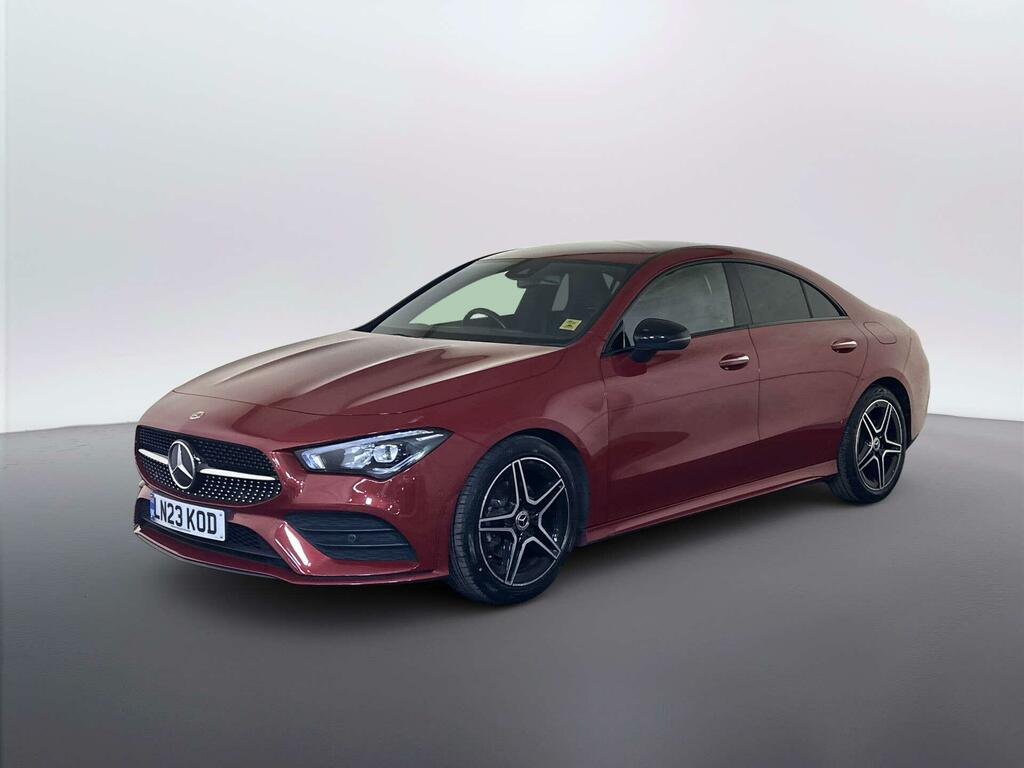 Mercedes-Benz CLA Class 1.3 Cla180h Mhev Amg Line Premium Coupe Petr Red #4