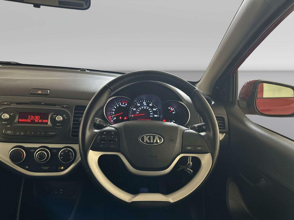 Kia Picanto 1.0 1 Air Hatchback Euro 6 65 B White #14