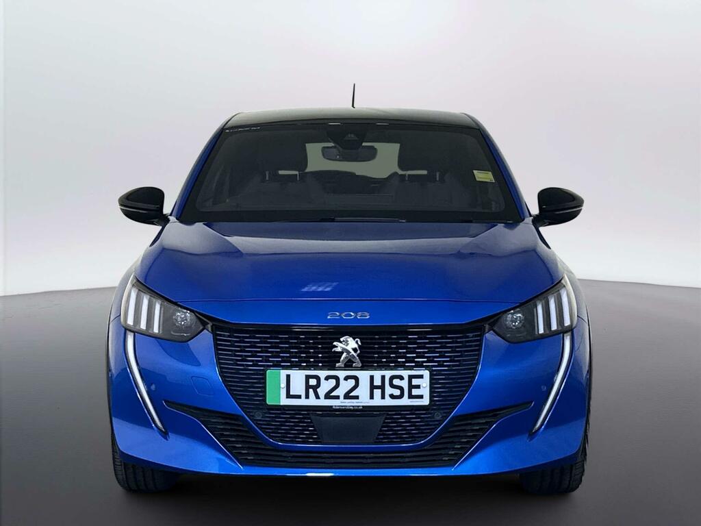 Peugeot e-208 50Kwh Gt Hatchback 7Kw Charger Blue #3