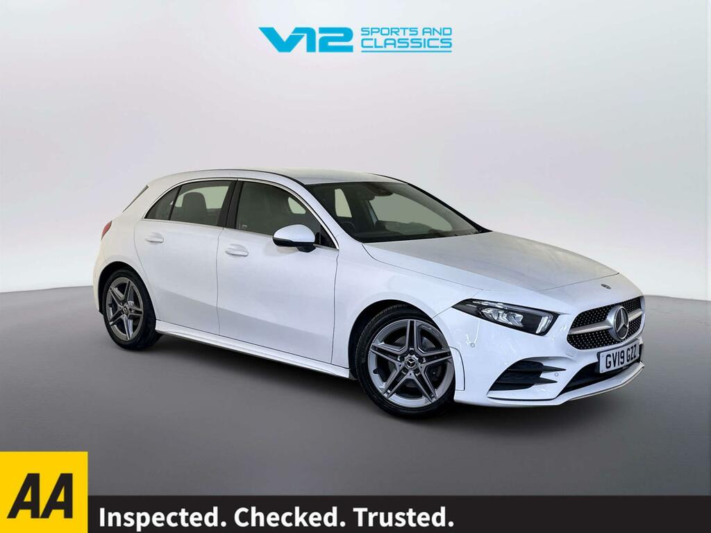 Mercedes-Benz A Class 1.5 A180d Amg Line Executive Hatchback Diese White