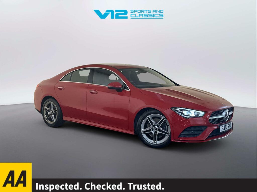 Mercedes-Benz CLA Class 1.3 Cla200 Amg Line Premium Coupe 7G- Red