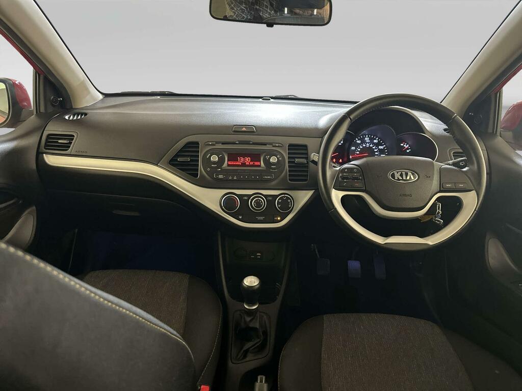 Kia Picanto 1.0 1 Air Hatchback Euro 6 65 B Red #2