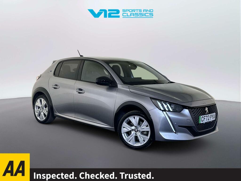 Peugeot e-208 50Kwh Gt Hatchback 7Kw Charger Grey