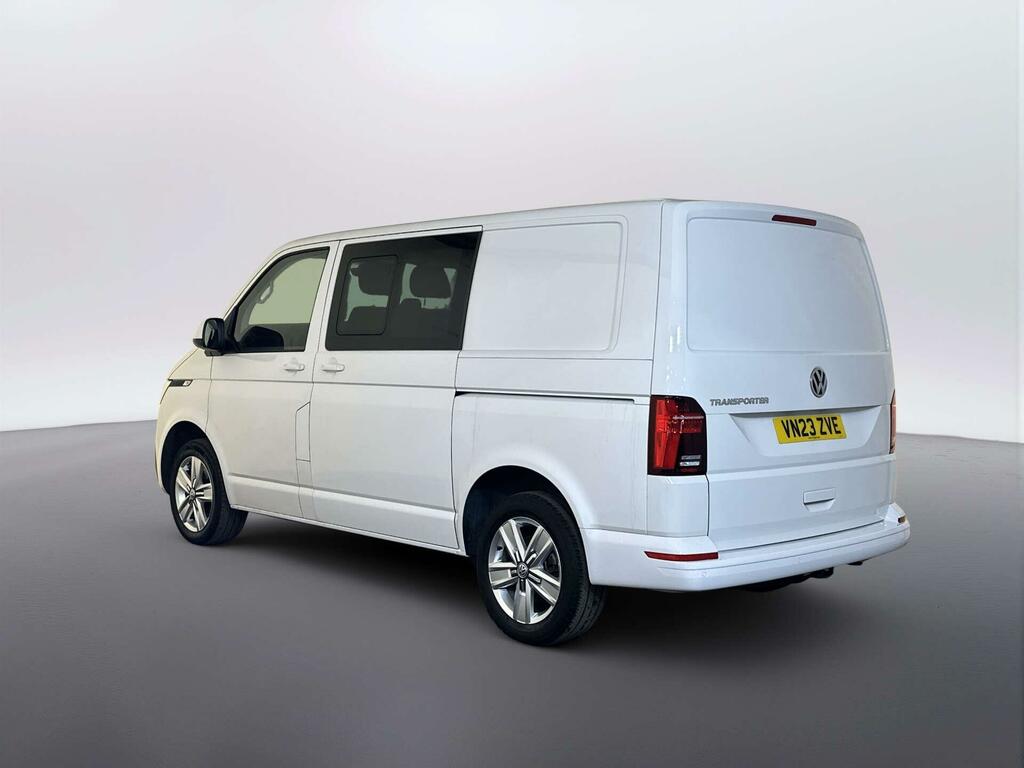 Volkswagen Transporter 2.0 Tdi T32 Highline Kombi Double Cab D VN23ZVE White #6