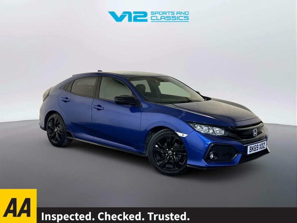 Honda Civic 1.0 Vtec Turbo Sport Line Hatchback Cvt Blue