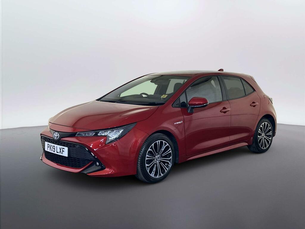 Toyota Corolla 1.8 Vvt-h Design Hatchback Hybrid Cvt E Red #4