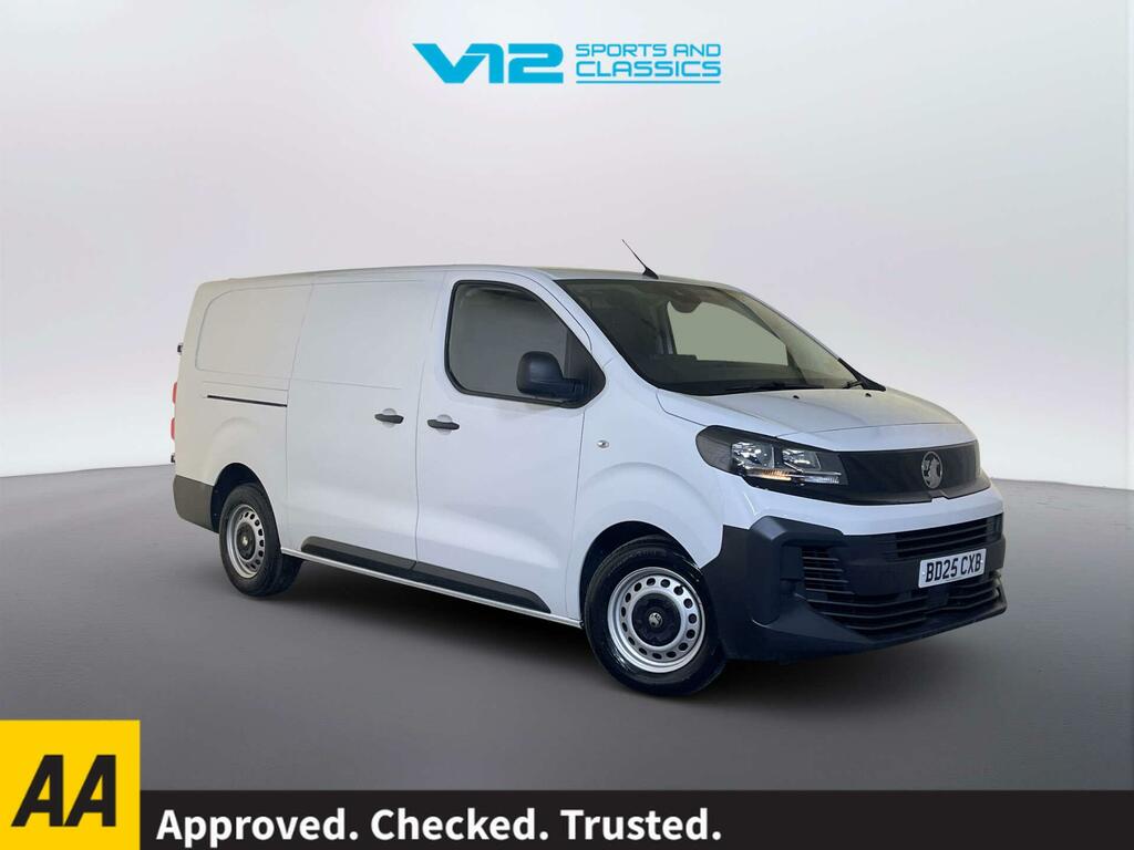 Vauxhall Vivaro 1.5 Turbo D Prime XL Panel Van 6Dr L White