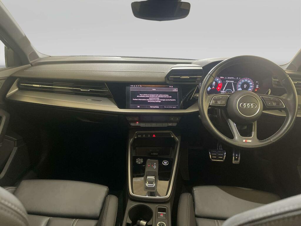 Audi A3 1.5 Tfsi 35 S Line Sportback S Tronic E KM23YTN Black #2