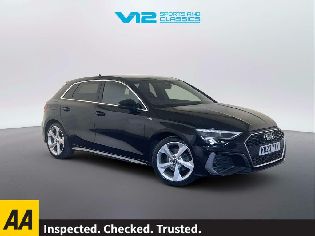 Audi A3 1.5 Tfsi 35 S Line Sportback S Tronic E Black