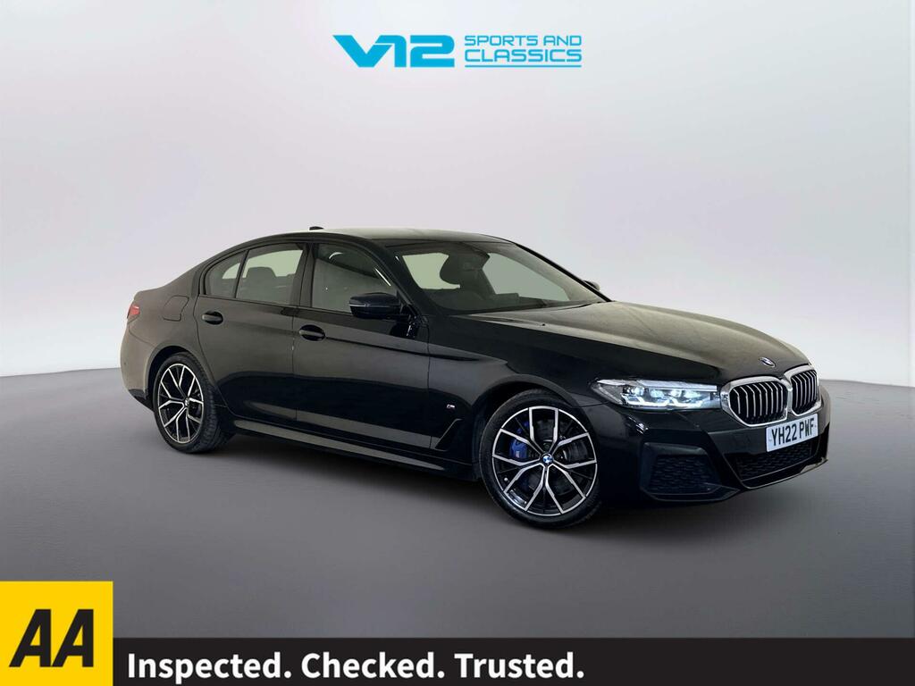 BMW 5 Series 3.0 530D Mht M Sport Saloon Hybrid Step Black