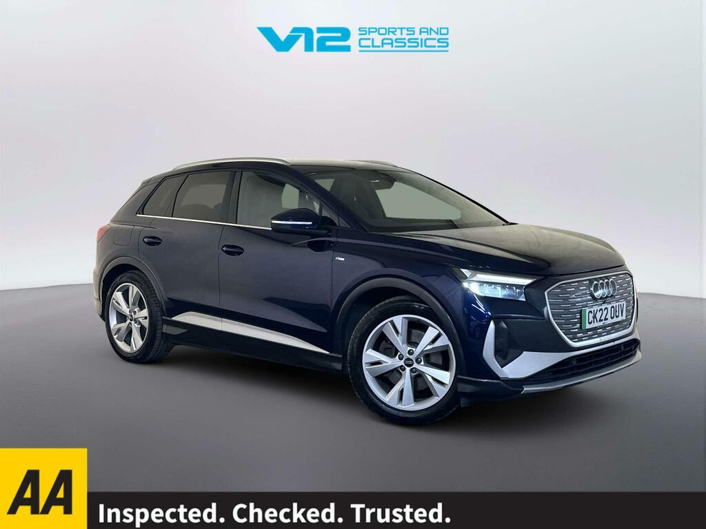 Audi Q4 E Tron 40 S Line Suv 82Kwh 204 Ps Blue