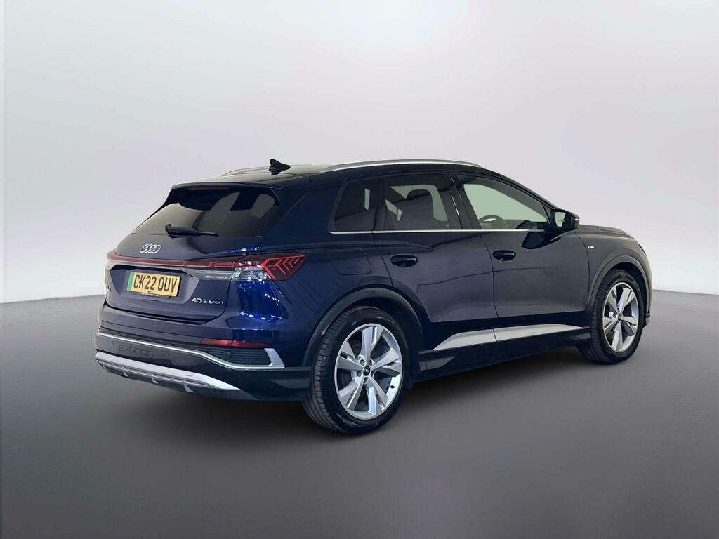 Audi Q4 E Tron E-tron 40 S Line Blue #8