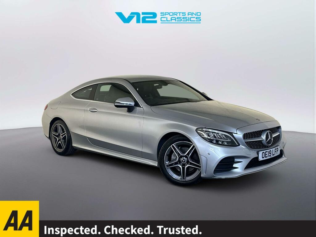 Mercedes-Benz C Class 1.5 C200 Mhev Amg Line Coupe G-tronic Silver