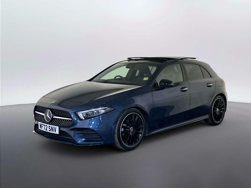Mercedes-Benz A Class 2.0 A180d Amg Line Night Edition Premium Plus Ha WF72SNV Blue #4
