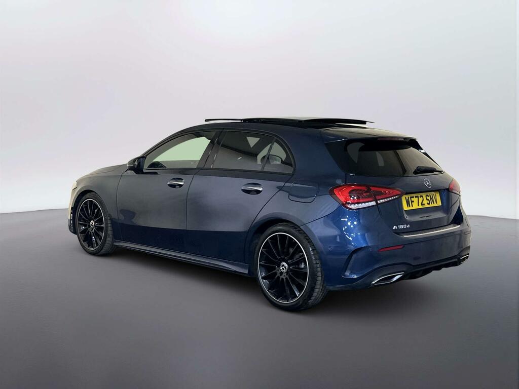 Mercedes-Benz A Class 2.0 A180d Amg Line Night Edition Premium Plus Ha WF72SNV Blue #6