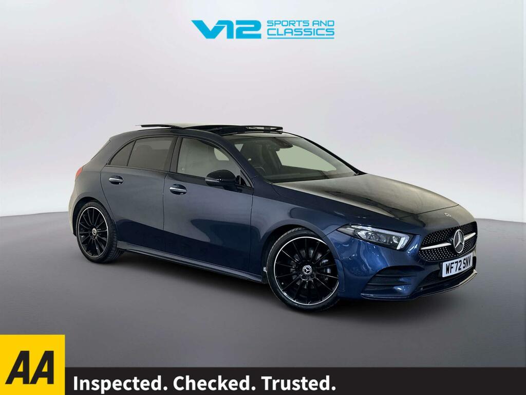 Mercedes-Benz A Class 2.0 A180d Amg Line Night Edition Premium Plus Ha Blue