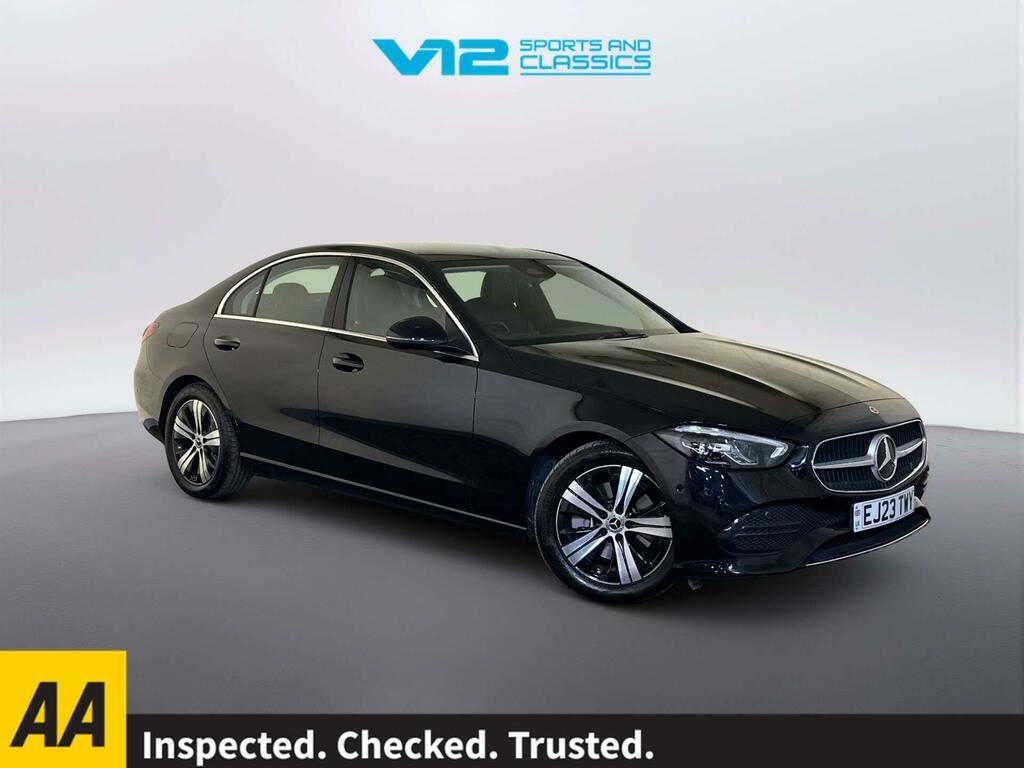 Mercedes-Benz C Class 1.5 C200h Mhev Sport Saloon Hybrid G-tr Black