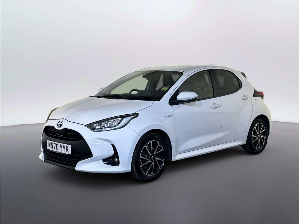 Toyota Yaris 1.5 Vvt-h Design Hatchback Hybrid E-cvt White #4