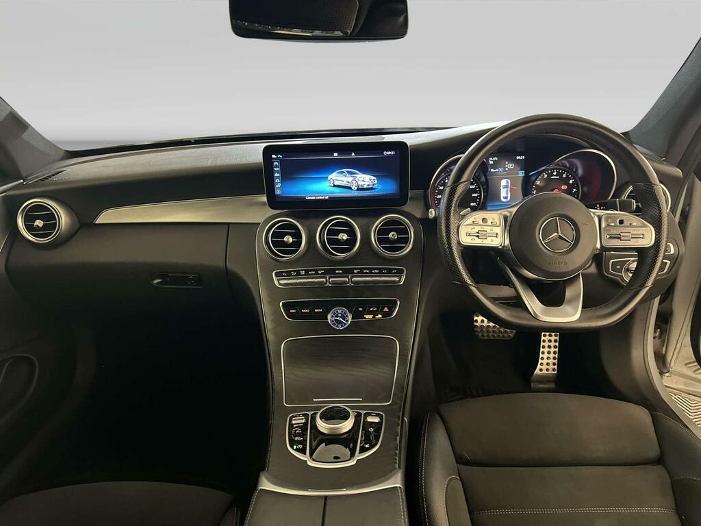 Mercedes-Benz C Class 1.5 C200 Mhev Amg Line Coupe G-tronic Silver #2