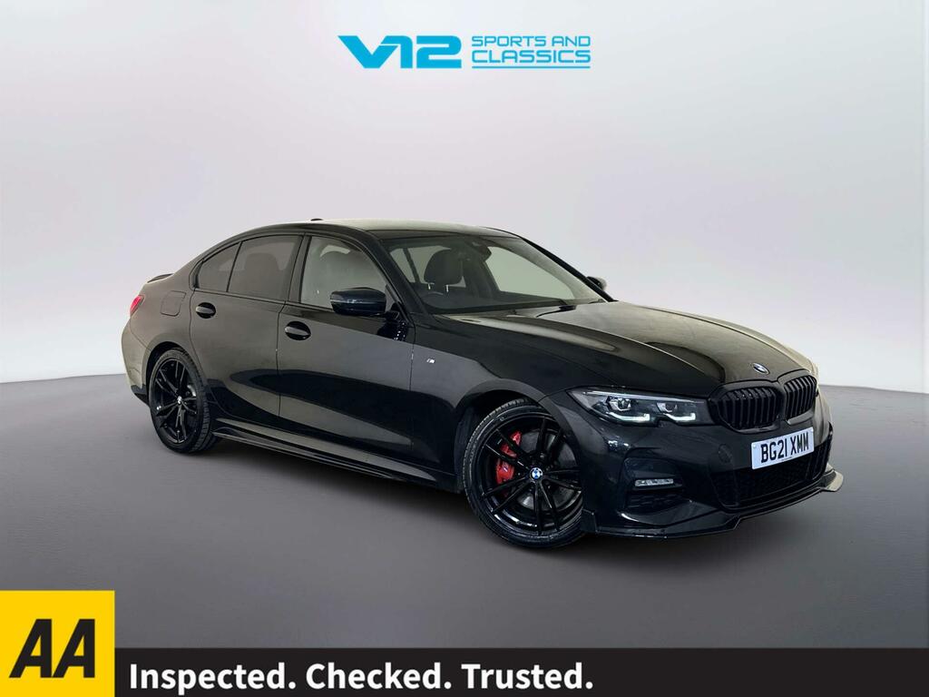 BMW 3 Series 2.0 320D Mht M Sport Saloon Hybrid Black