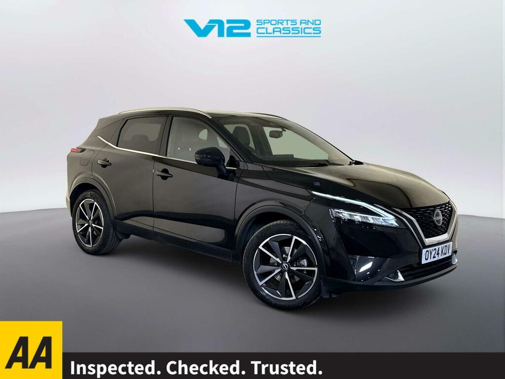 Nissan Qashqai 1.3 Dig-t Mhev Tekna Suv Hybrid Xtron E Black