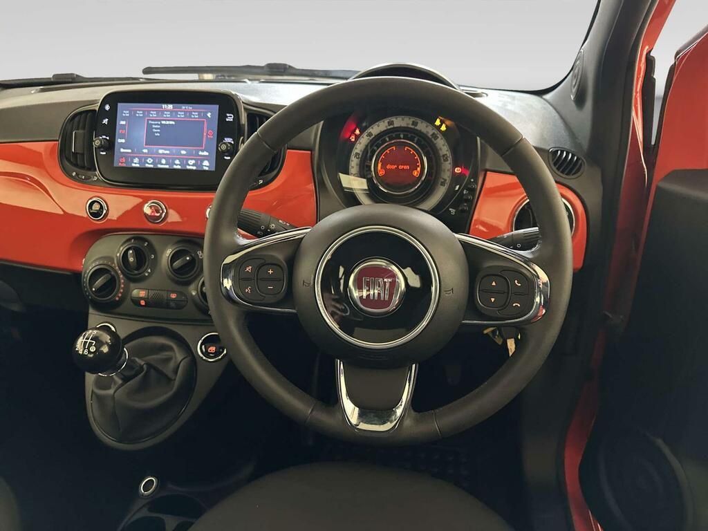 Fiat 500 Hatchback Red #14