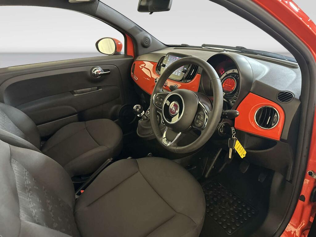 Fiat 500 Hatchback Red #13