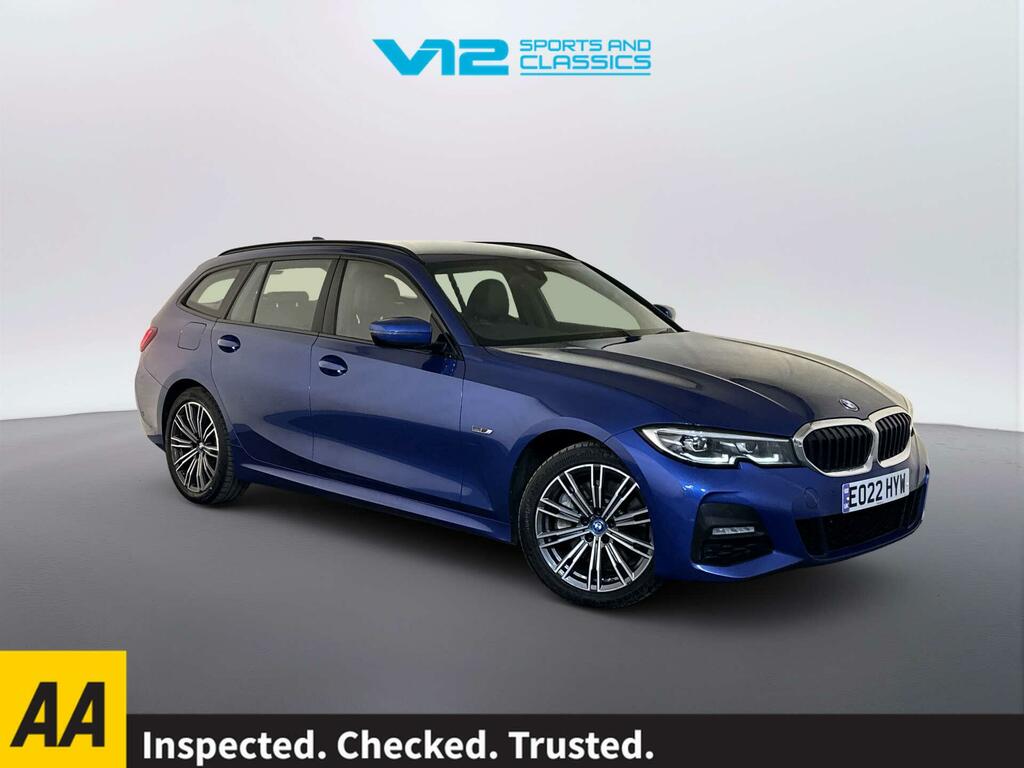 BMW 3 Series 2.0 330E 12Kwh M Sport Touring Plug-in Blue