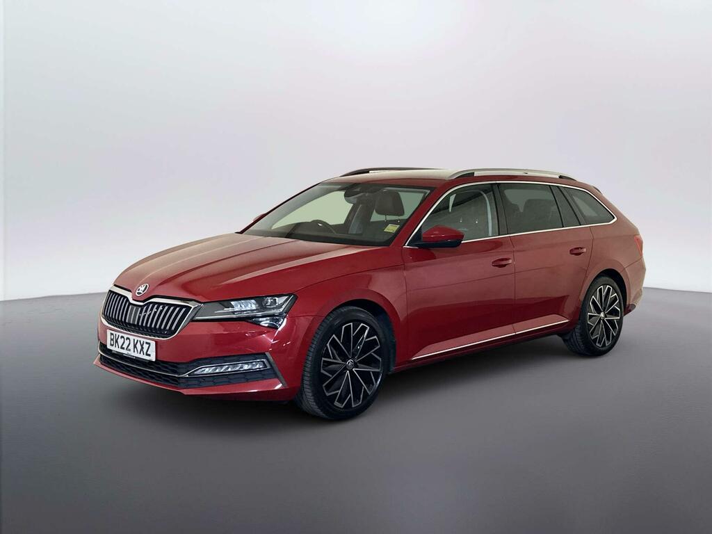 Skoda Superb 2.0 Tdi Laurin Klement Estate Dsg Eur Red #4