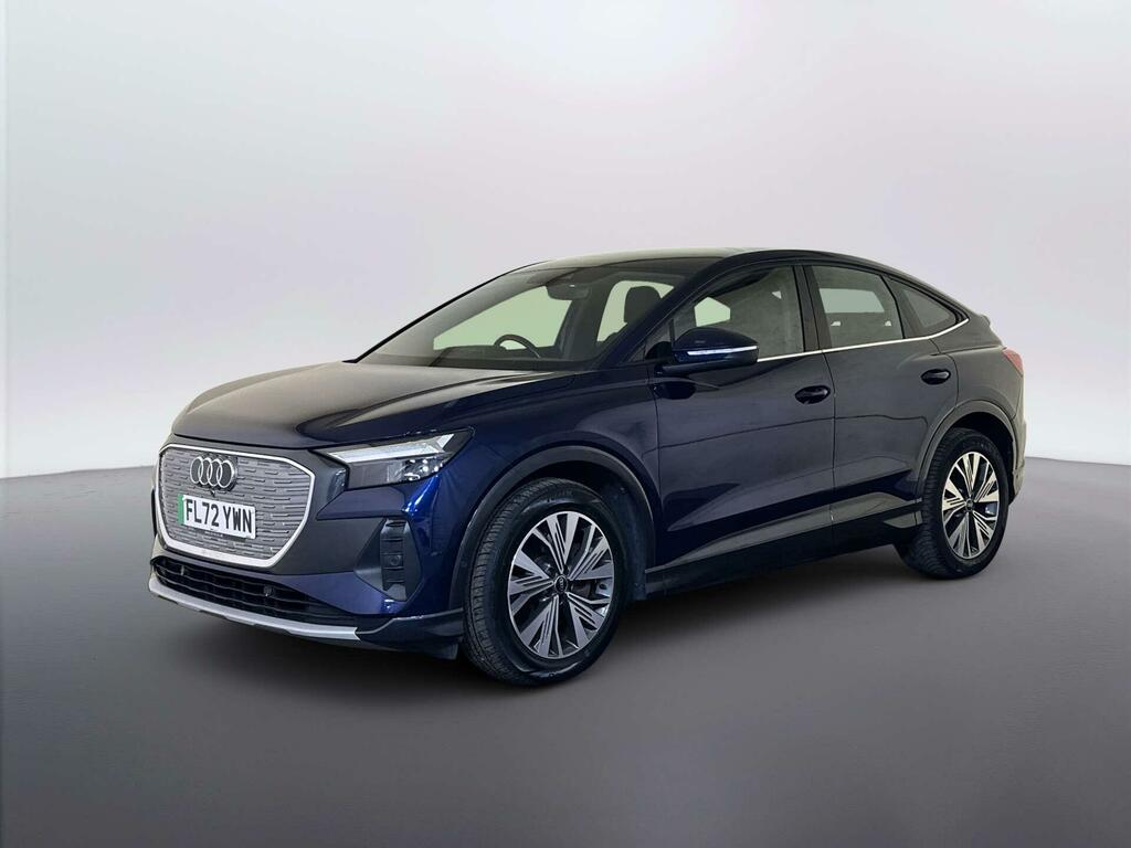 Audi Q4 E Tron 50 Sport Sportback Quattro 82Kwh Blue #4