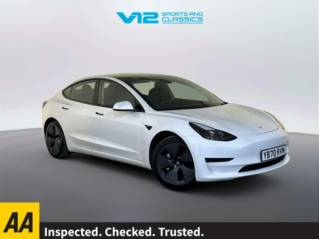Tesla Model 3 Standard Range Plus Saloon Rwd White