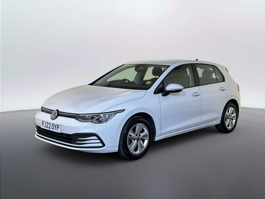 Volkswagen Golf 1.0 Etsi Mhev Life Hatchback Hybrid Dsg White #4