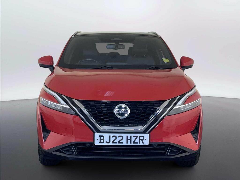 Nissan Qashqai 1.3 Dig-t Mhev Tekna Suv Hybrid BJ22HZR Red #3