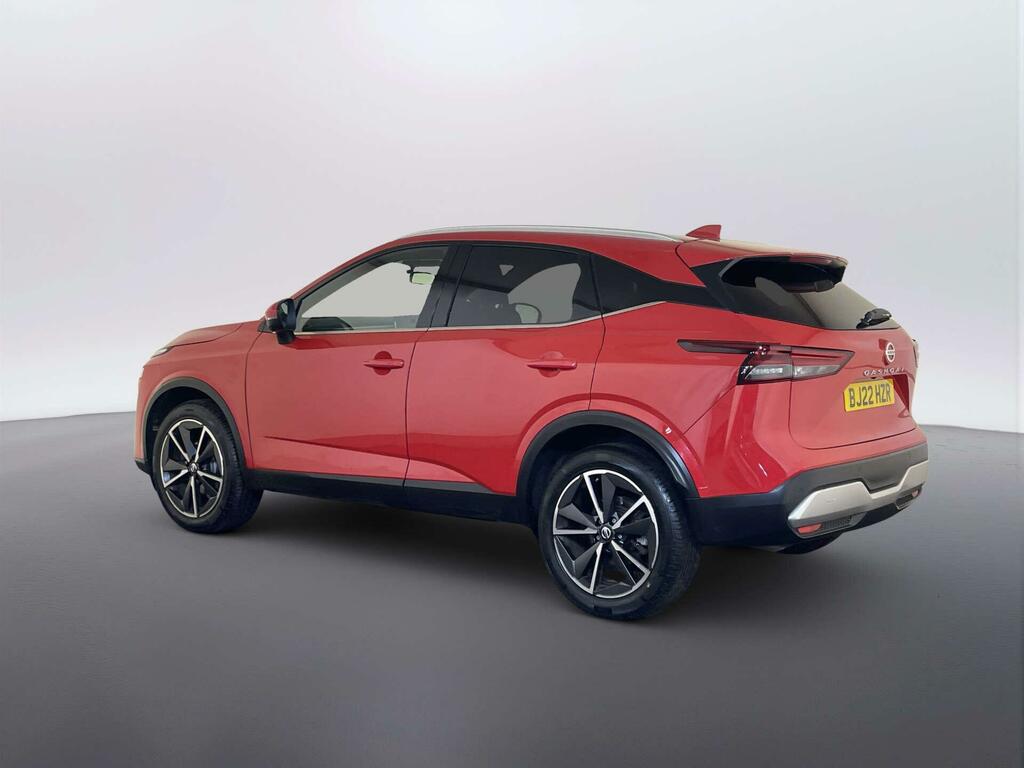 Nissan Qashqai 1.3 Dig-t Mhev Tekna Suv Hybrid BJ22HZR Red #6