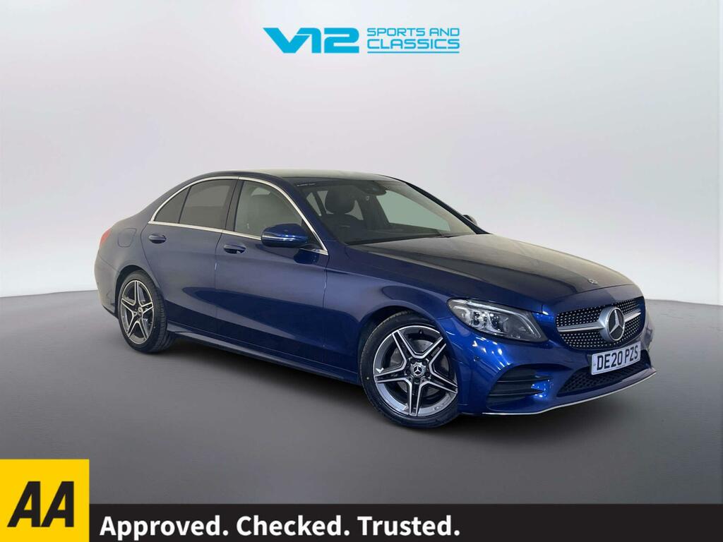 Mercedes-Benz C Class 2.0 C220d Amg Line Premium Saloon G-t Blue
