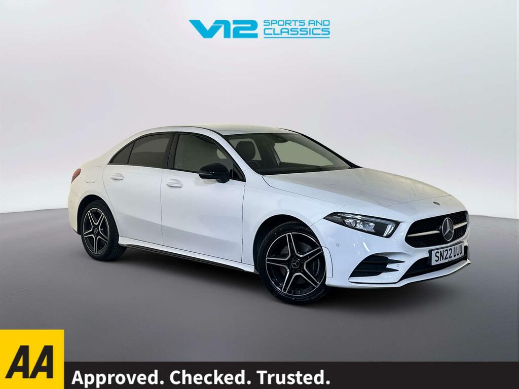 Mercedes-Benz A Class 1.3 A250e 15.6Kwh Amg Line Edition Executive Sal White