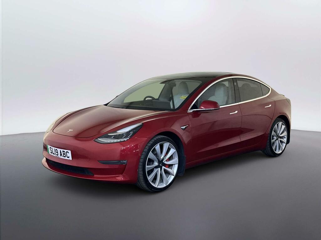 Tesla Model 3 Dual Motor Performance Saloon Red #4