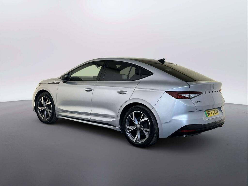 Skoda ENYAQ Iv 82Kwh 80 Sportline Plus Coupe Silver #6